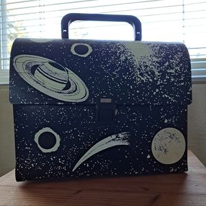 Vintage glow in the dark celestial lunch box